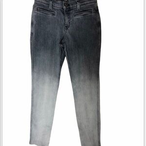 ANTHRO MIH Ombre Gray Straight Leg Jeans 25